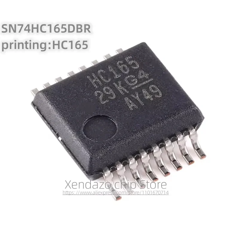 10pcs/lot SN74HC165DBR printing HC165 SSOP-16 package Original genuine 8-bit parallel load shift register logic chip