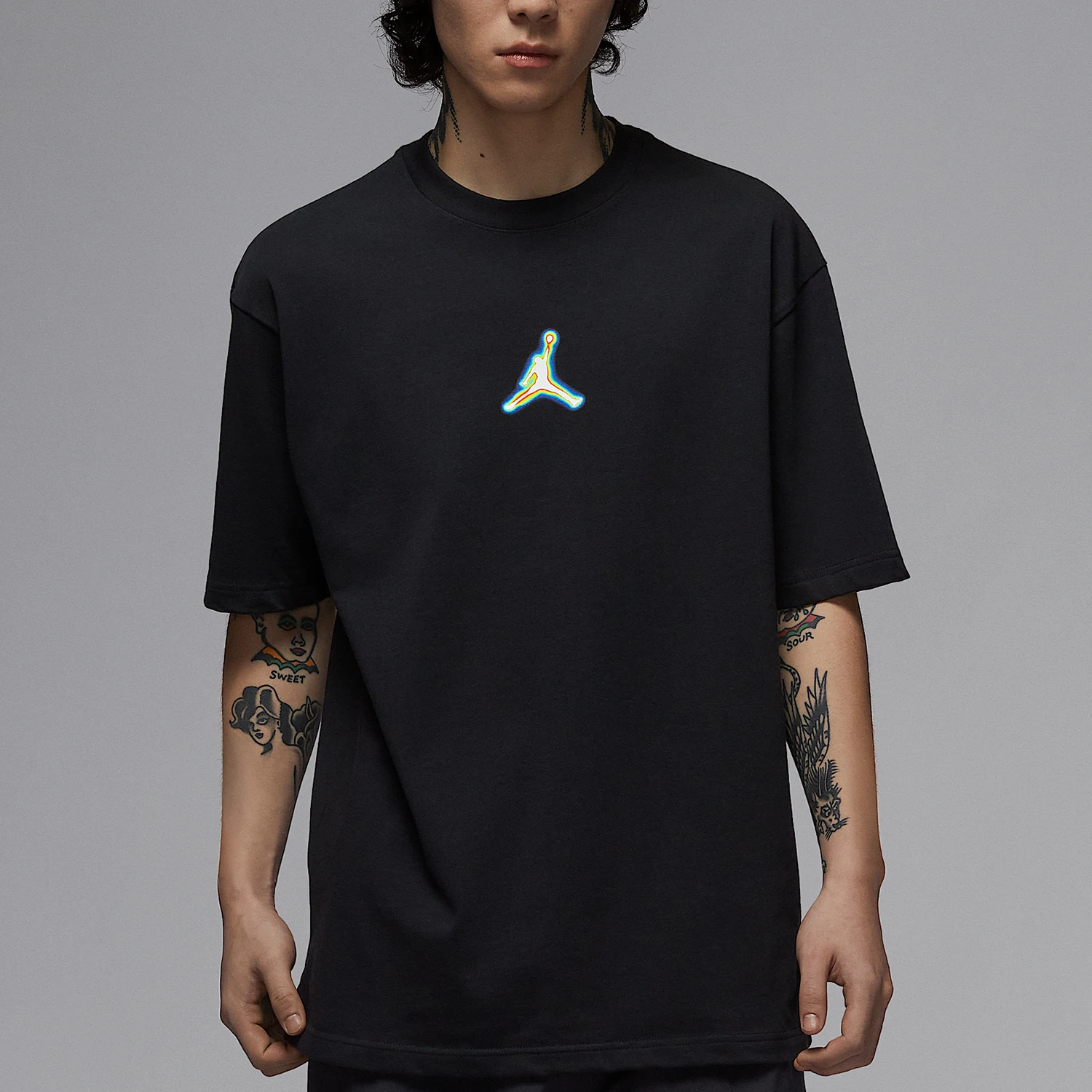 

Nike genuine Jordan Men's Knitted Casual Breathable T-shirt IF0620-010