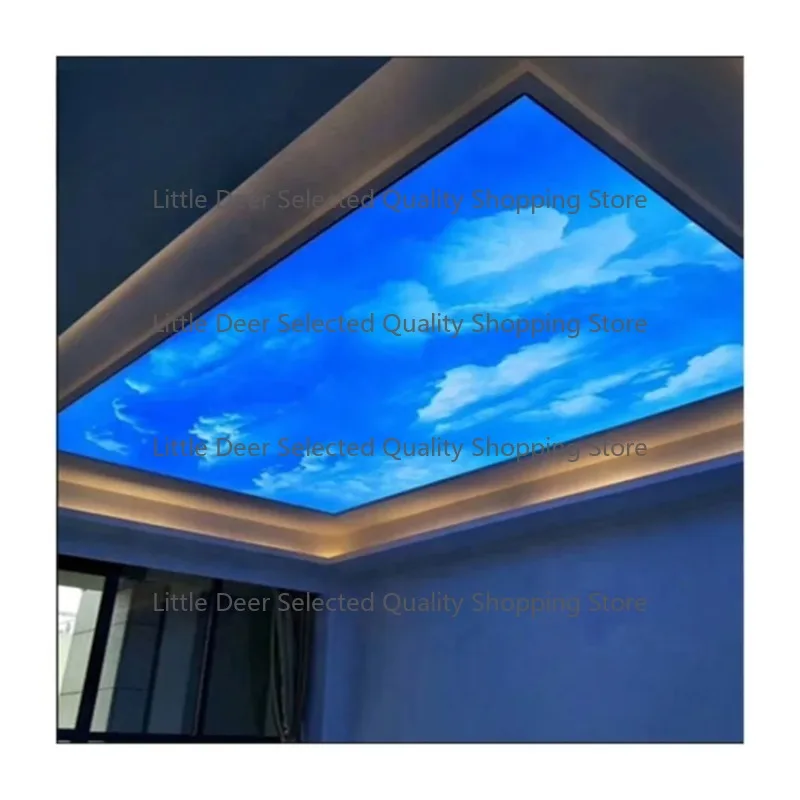 Custom Ultra-Thin LED Outdoor Door Sign Borderless Soft Film Ceiling Card Cloth Light Box Billboard Hanging Wall Sign