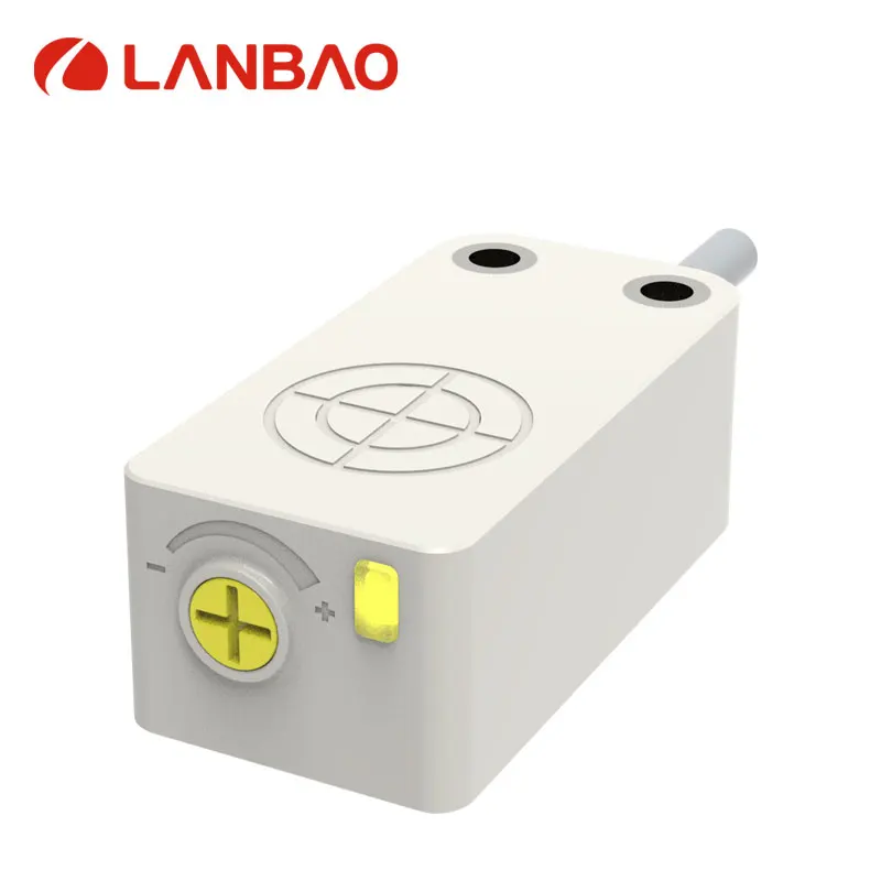 LANBAO Square Frequency Enhanced 100Hz  NPN PNP NO NC 12..24vdc 6mm IP67 Capacitive Proximity Sensor