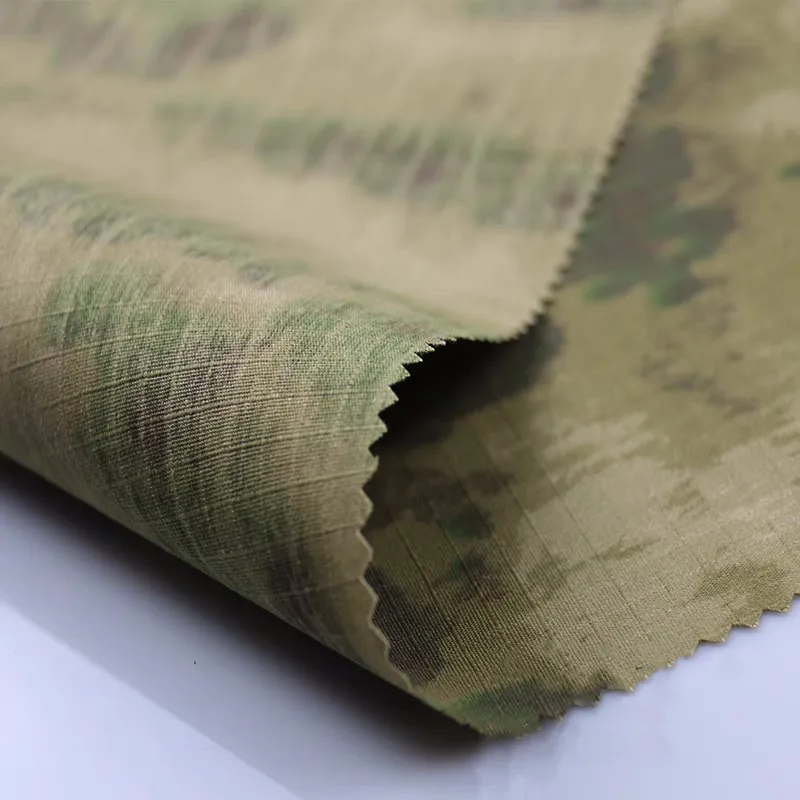 A-TACS FG Ruin Camouflage Fabric TC Plaid Polyster Cotton Cloth Breathable Wear-resistant DIY