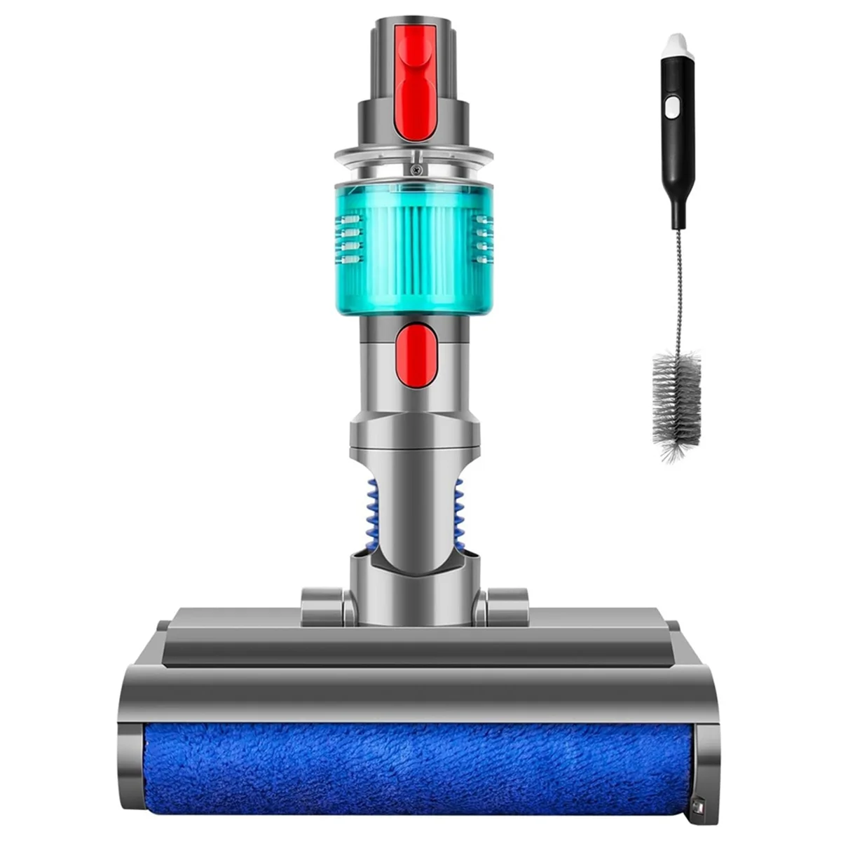 

Электрическая насадка для влажной и сухой уборки для пылесоса Dyson V7 V8 V10 V11 V15, роликовая щетка для очистки твердых полов и ковриков