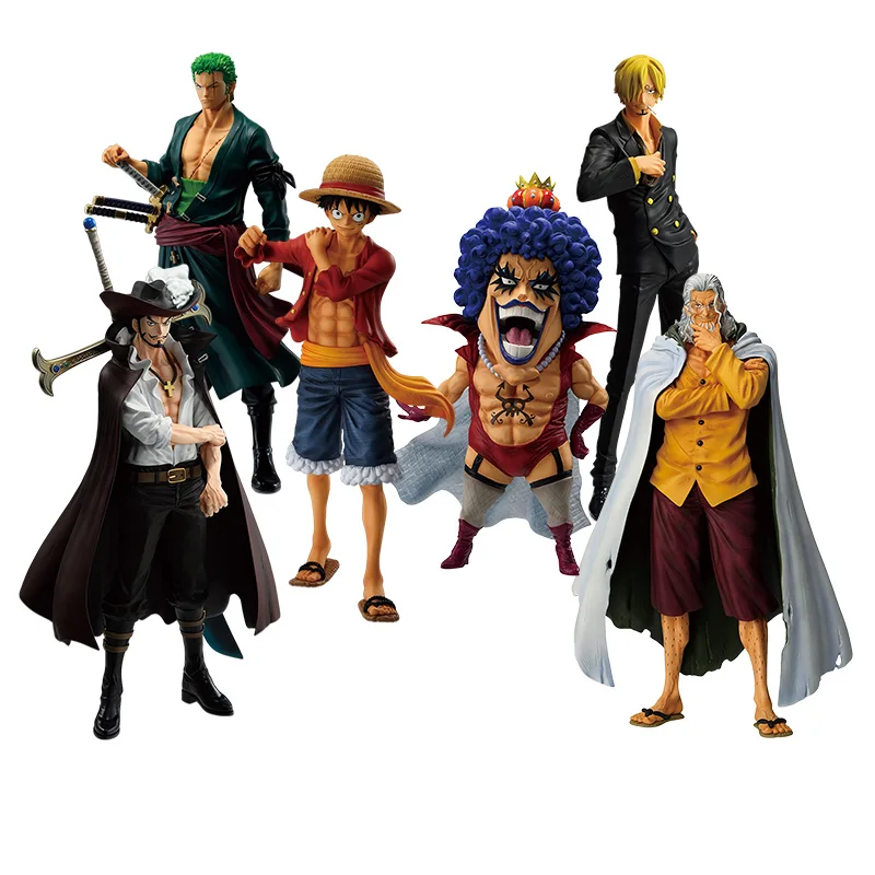 Bandai original ichiban kuji uma peça anime modelo macaco.d.luffy sanji figura de ação brinquedos para crianças presente modelo colecionável