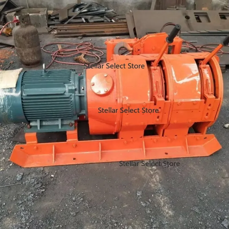 Horizontal Electric Mining Scraper Winch for Pulling Mine Hoisting Machine Two Drum Scraper Winch