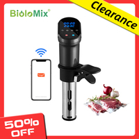 BioloMix IPX7 Waterproof 2nd to 4th Generation Sous Vide, Immersion Circulator Vacuum Slow Cooker with LCD Digital Control