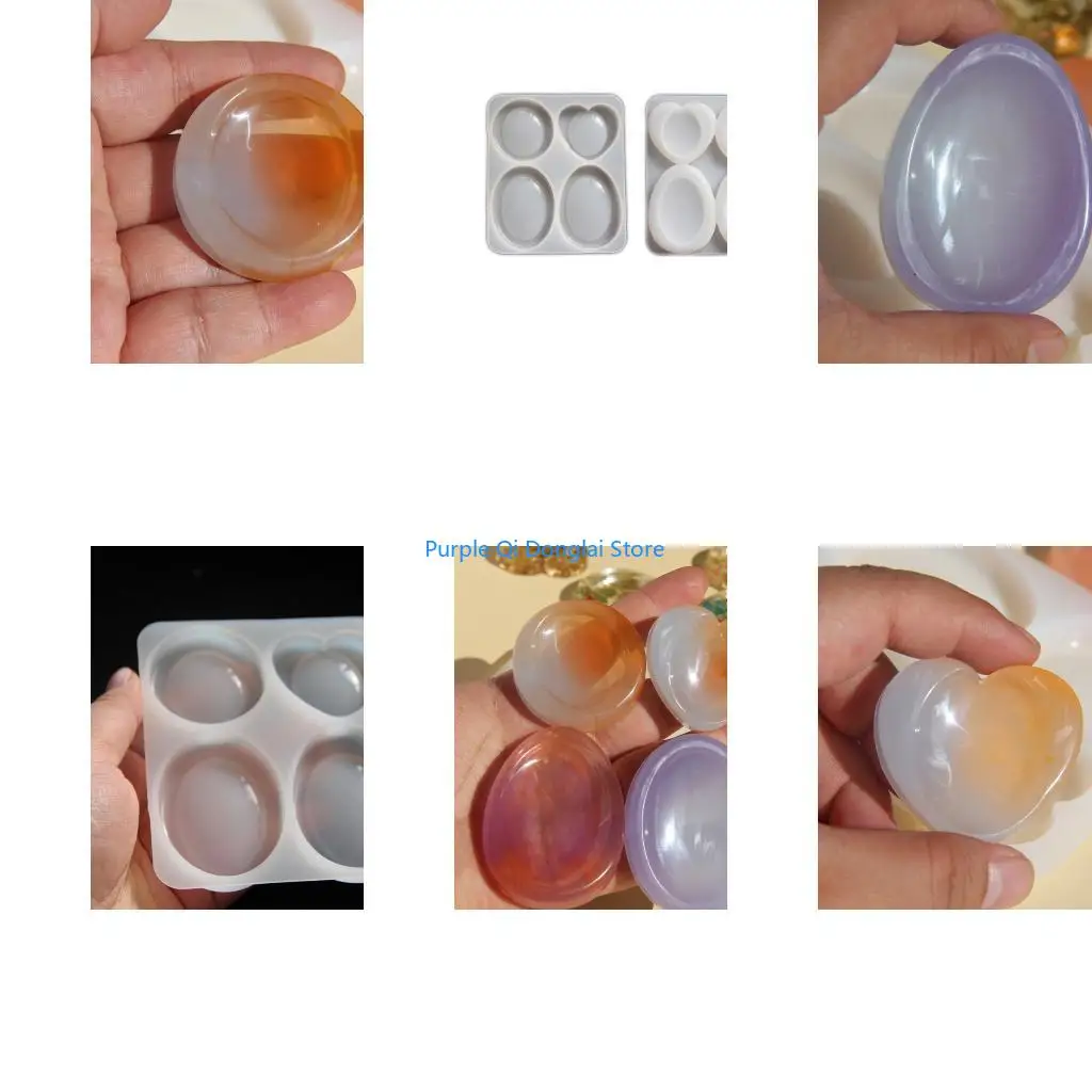 L21E Versatile Shaped Silicone Mold For Soap Wax Clay Craft Enthusiasts