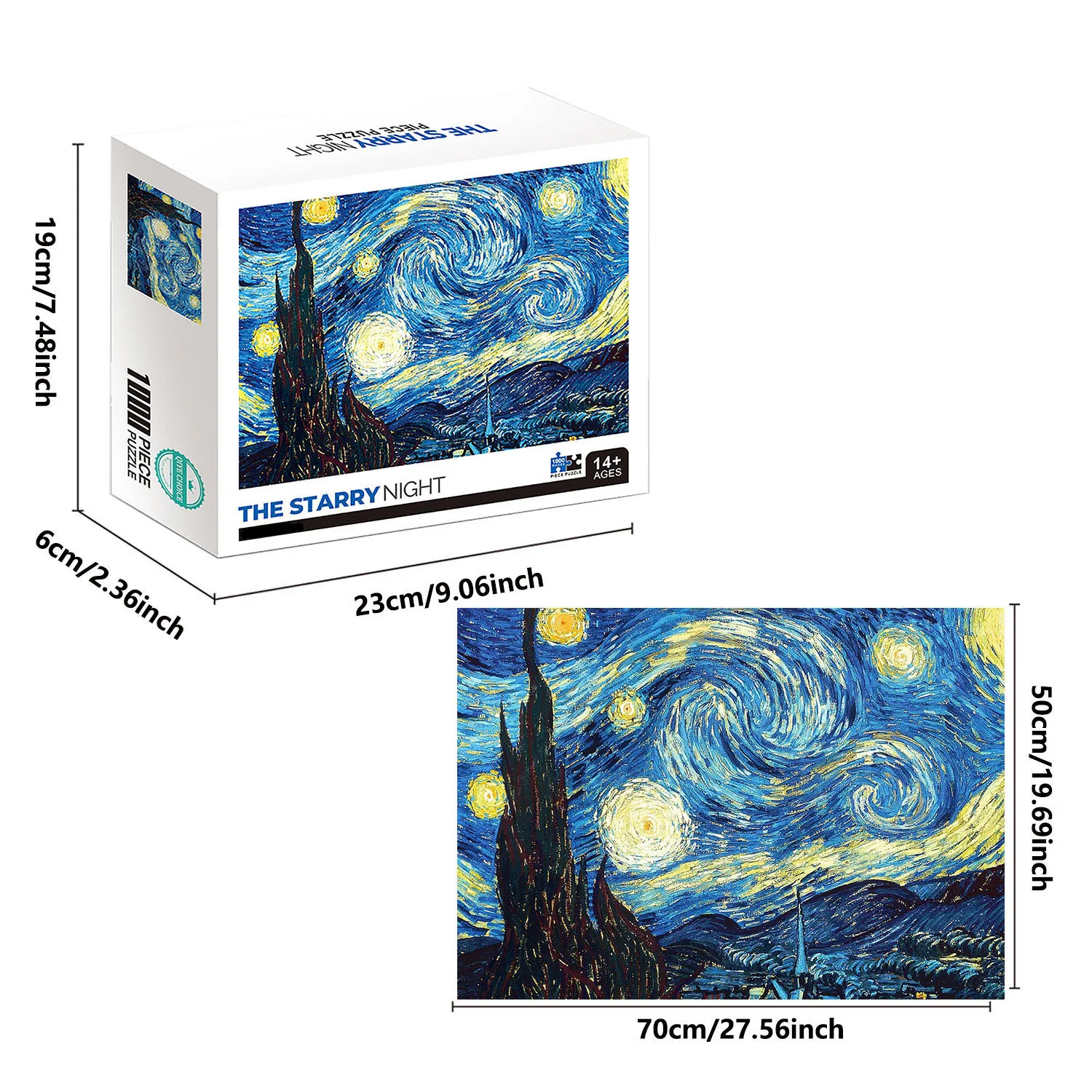 1000 Stukjes Van De Starry Night Legpuzzels Voor Volwassenen Home Decor Games Familie Leuke Vloer Puzzels Educatief Speelgoed Voor Kinderen