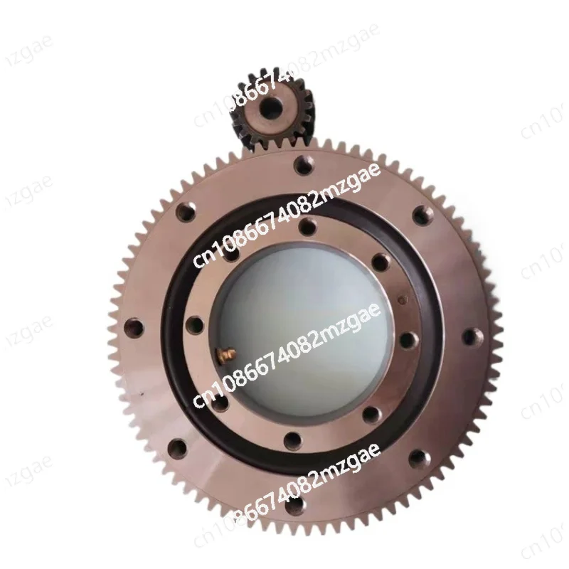 

External gear rotary bearing, small turntable rotating support, large mechanical turntable bearing rotating support