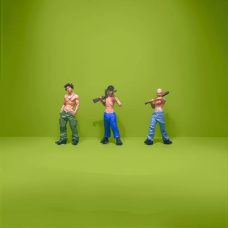 تمثال مصغر، مقياس 1/64، نموذج مصنوع يدويًا، شكل طاولة رمل مصغر، نموذج بشري بحجم الجيب