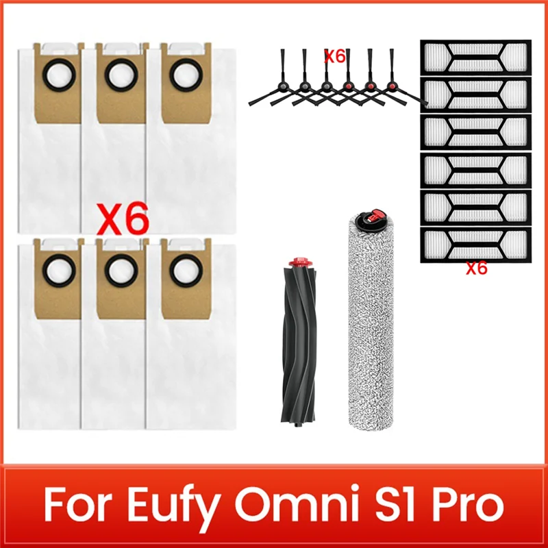 

AA01-20 шт. фильтр для вакуумной щетки и набор тряпок для швабры для запасных частей для пылесоса Eufy Omni S1 Pro
