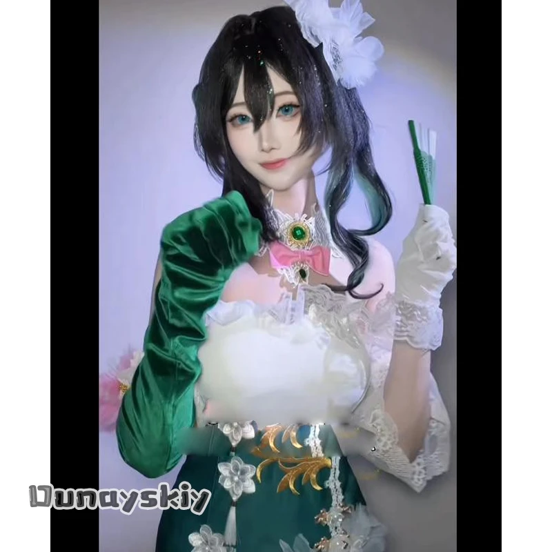 

NinoNiko*/Ruan Mei Snow Bloom Plum Letter Honkai Star Rail Cosplay Costume Anime Dress Full Set Dress Halloween Role Play