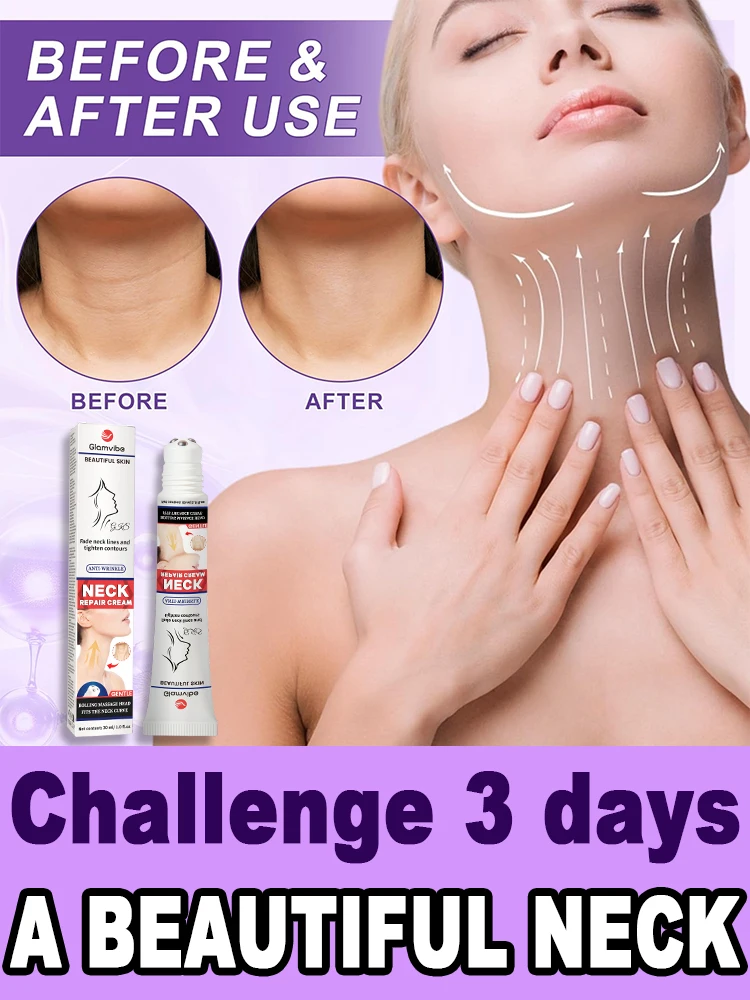 Moisturizing Neck Cream for Daily Neck Skin Care, Hydrating Neck Lotion to Soften Rough Skin Texture, Improve Dry Neck Appearance, Keep Neck Skin Smooth for Men Women