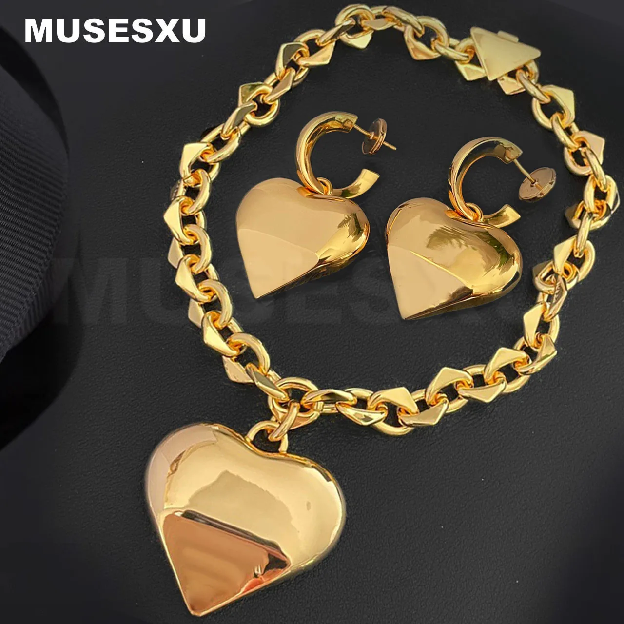 love shaped tag pulseira e colar para mulheres e homens estilo romantico e doce acessorios para joias alta qualidade presentes 01