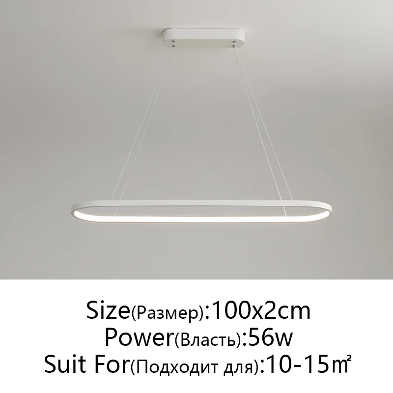 Rechthoek Moderne Led Hanglampen Voor Woonkamer Restaurant Slaapkamer Decoratieve Hanglamp Lamparas AC85-260V Afstandsbediening