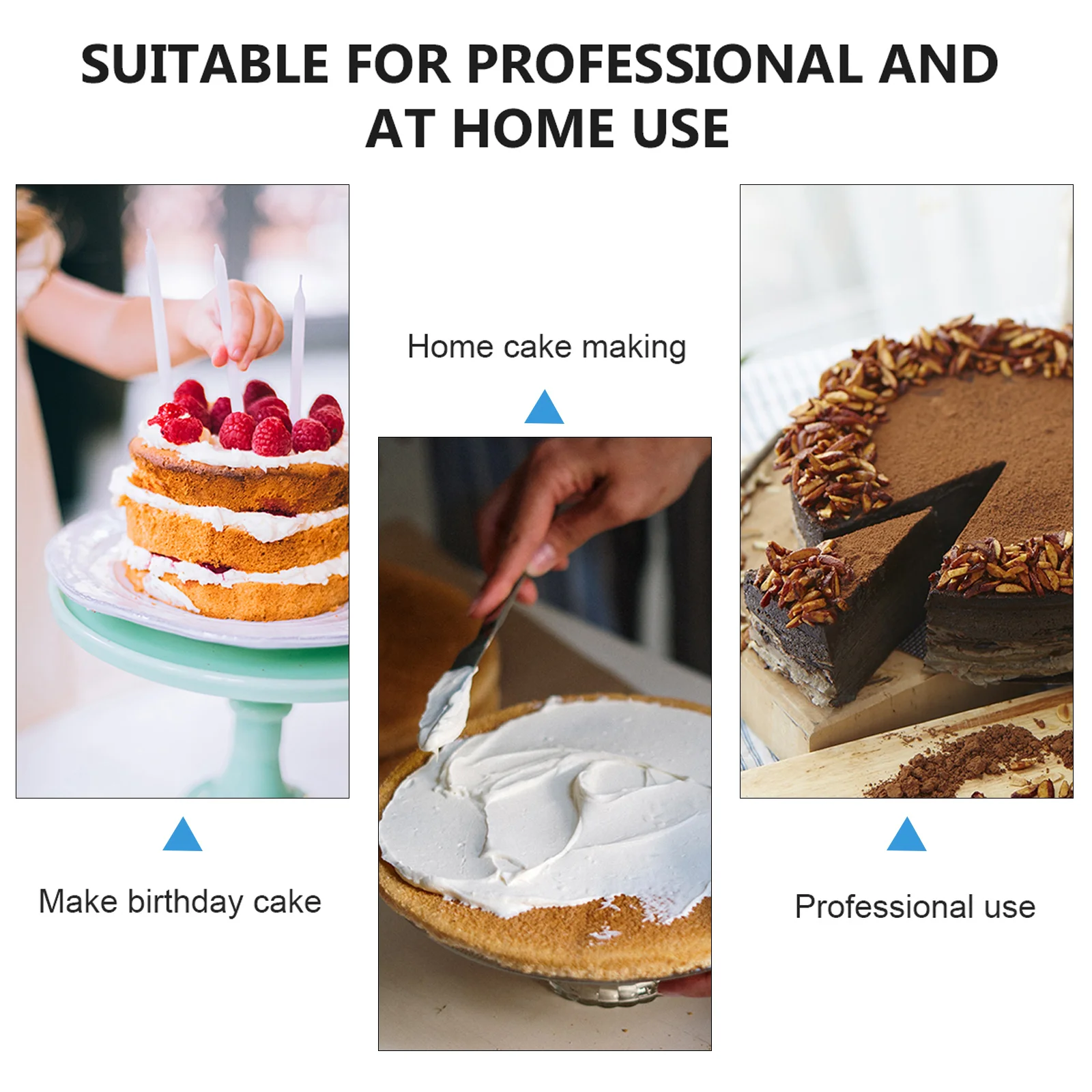 

6pcs 1 Set Manual Rotating Cake Stand Spatula Non-Slip For Birthday Festival Decoration Tools Cake Turntable