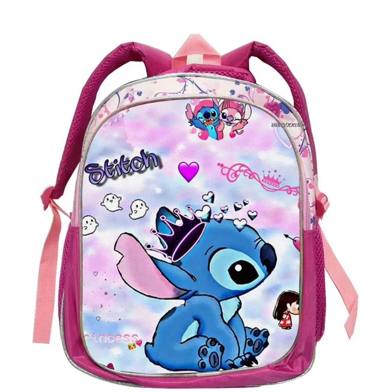 Lilo Stitch High-capacity School Bag Kids Girls Boys Book Backpack Children School Bag College Schoolbag Travel Mochilas Gift