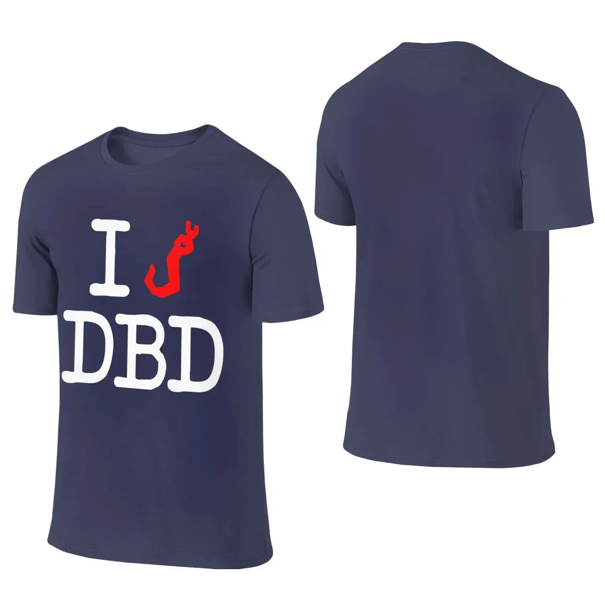 I Hook Dead By Daylight (White Text) Abrasion-Resistant Reversible T-shirtNiche Design   Short Sleeve