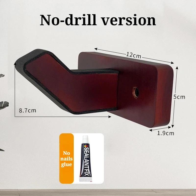 Solid Wood No-drilling Guqin Hook Handmade Stable Durable Wall-mounted Well-crafted Guqin Stand Musical Instrument Accessories image 4