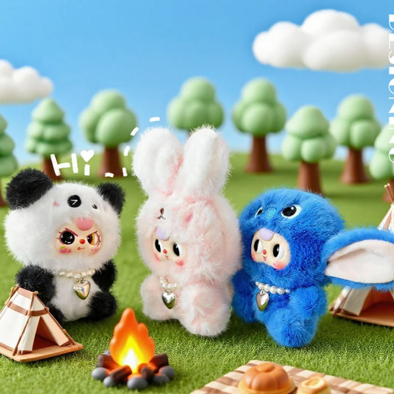 ホット 12/23 センチメートルかわいい革顔人形ぬいぐるみかわいいパンダウサギのペンダントソフトぬいぐるみキーホルダーバッグの装飾子供の誕生日ギフト