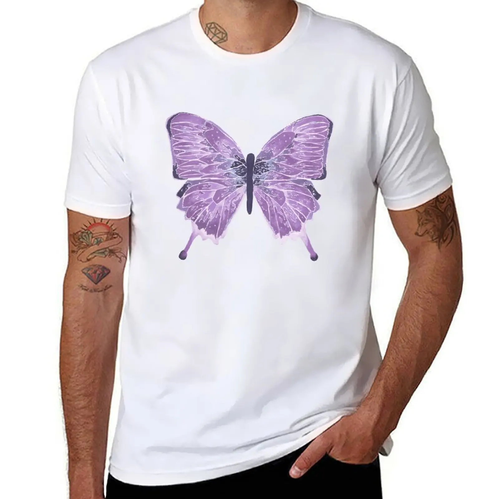 

Violet Wings T-Shirt man t shirts for men man tshirt T-Shirt