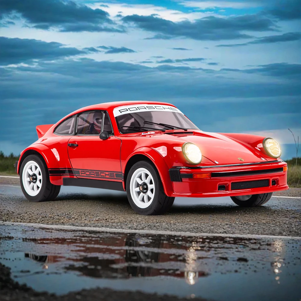 

KM 1/6 Simulate Porsche 934 Радиоуправляемая модель автомобиля с дистанционным управлением, полноприводный радиоуправляемый автомобиль