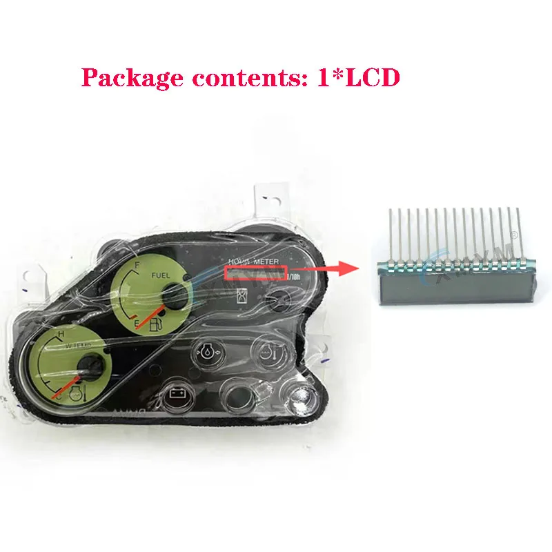 

For YANMAR 17/20/22/25/27/30/33/35/37/40/45/50/55 ExcavatorsCentral Control Dashboards LCD Display Screen Parts Replacement