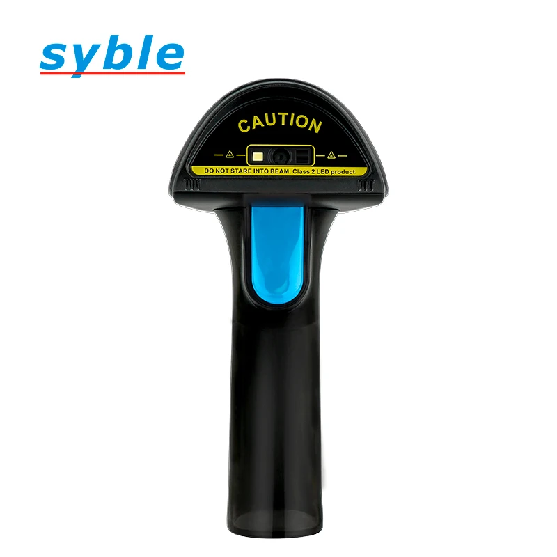 Syble XB-D20  2D Wired CMOS ABS+PC Black Color Double Lamp Design Handheld Barcode Scanner