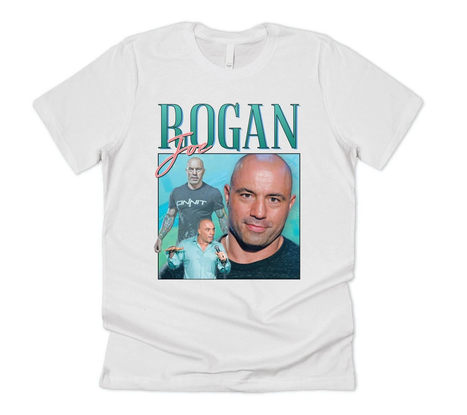 Joe Rogan Homage T-shirt Tee Funny Podcast Experince Icon Legend Tshirt Graphic Short Sleeve Men's T-shirts for Summer Unisex