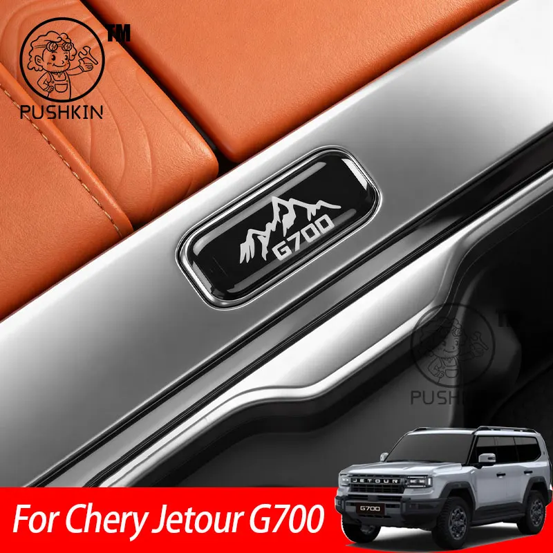 

For Chery Jetour G700 2025 2026 Central Control Armrest Box Switch Button Protective Film Anti-Scratch Sticker Car Accessories