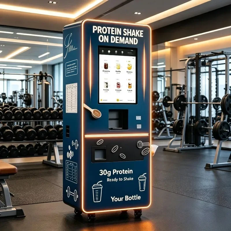Commercial Protein Vending Machine Protein Bars & Protein Drink Vending Machine For Gym Venue