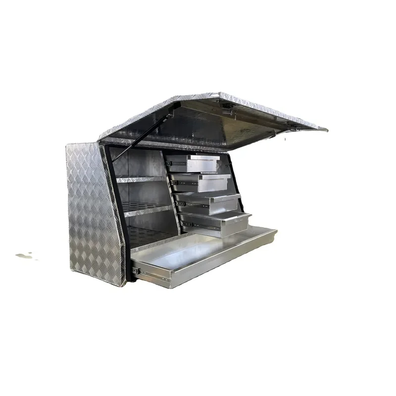 Pickup Truck & RV OEM Dust Resistant Aluminum Alloy Patterned Storable Tool Case