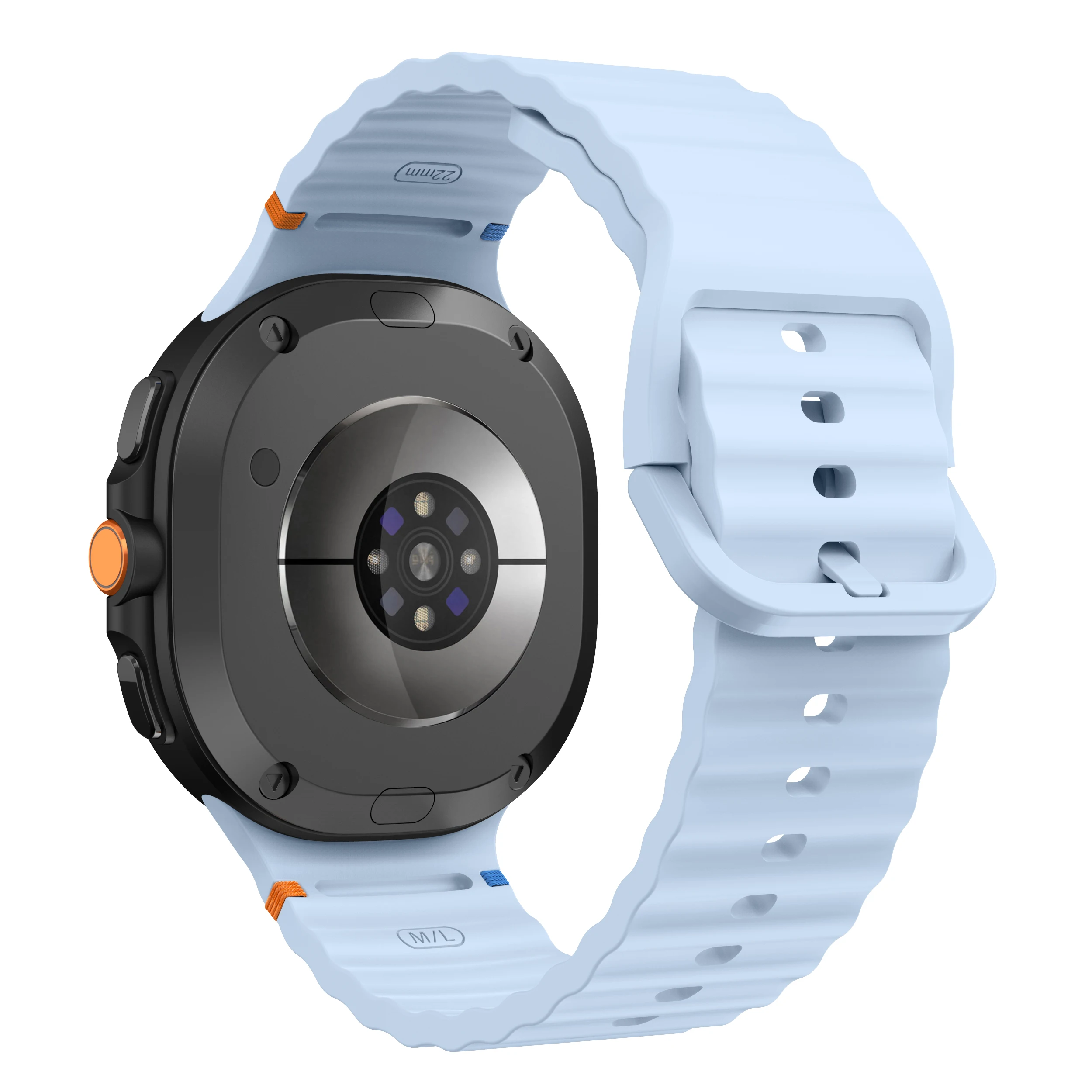 

Силиконовый ремешок для Samsung Galaxy Watch 8, аксессуары для ремешков, резиновый браслет для умных часов Samsung Galaxy Watch 8, классический ремешок