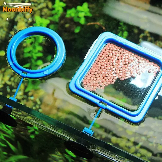 Akwarium przyssawka podajnik akwarium pierścień podajnik Fish Tank Station pływający taca gastronomiczna podajnik akwarium akcesoria akwarium