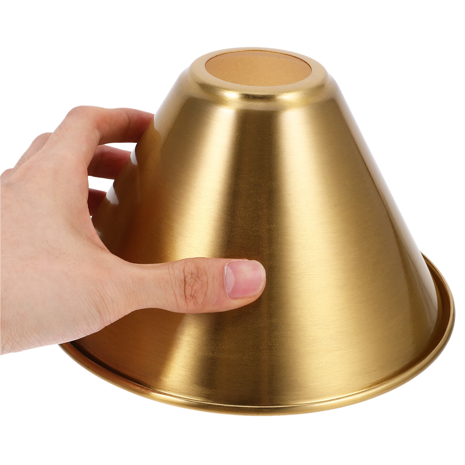 

Retro Copper Plated Iron Lampshade E27 Base 4 2cm Hole Vintage Decorative Light Shade for Bedroom Study Bar Table Floor Lamps