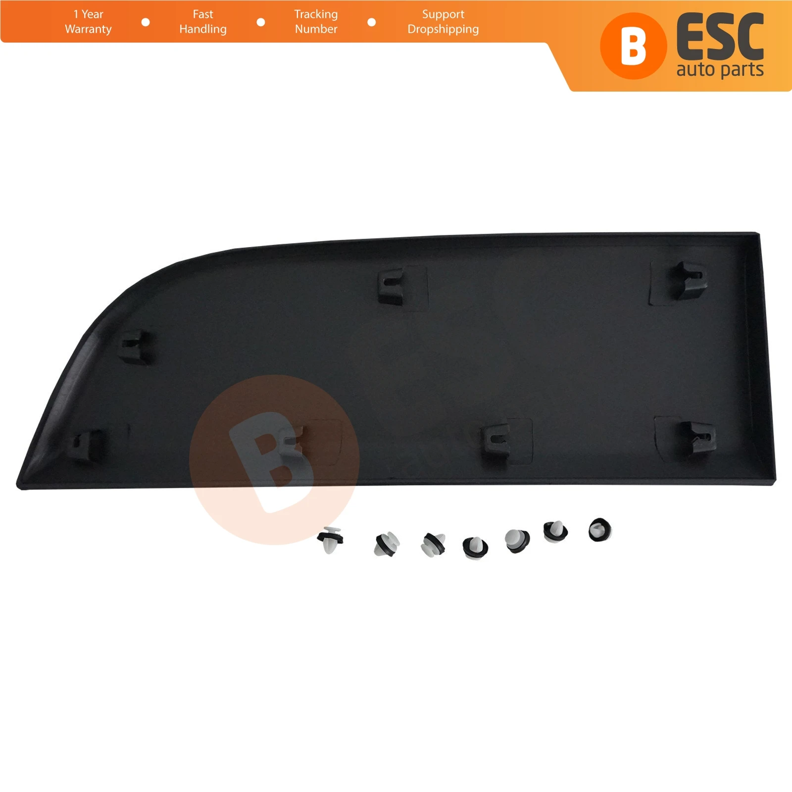 ESC Auto Parts ESP957 Front Door Side Panel Moulding Strip LEFT 808210166R for Renault Master MK3 Movano B NV400 Made in Turkey