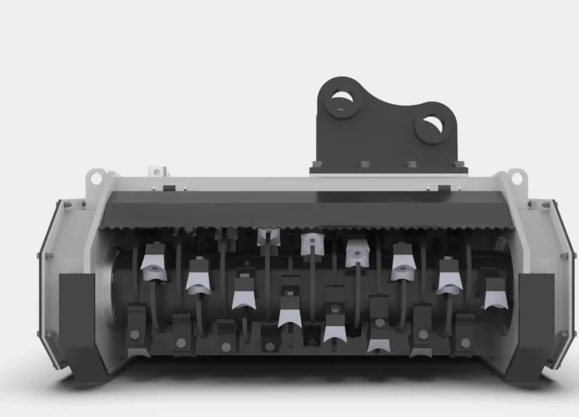 Custom lawn mower/flail mower for 3-4 ton mini excavators with high quality and assurance
