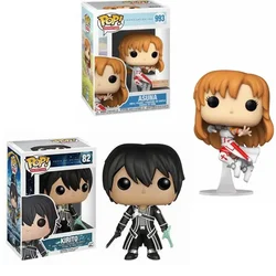 Funko POP JP Animation SWORD ART ONLINE ASUNA 993# Kirito 82# Vinyl Figure Dolls Collection PVC Action Toy Figures Model Toys