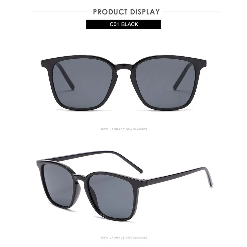 High Quality UV400 Trend Retro Sunglasses Men Square Sun Glasses Sunglasses for Women Shades