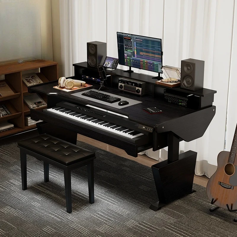 Electric lift electric piano table i keyboard table arrangement workbench recording studio music production table
