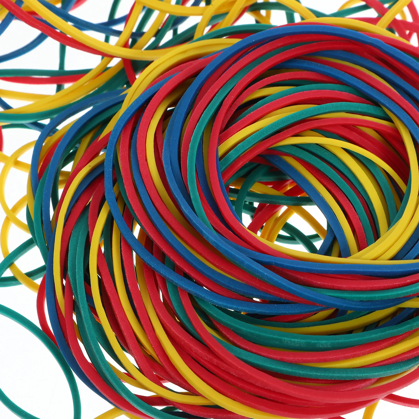 

1 Bag Colorful Rubber Bands Versatile Elastic Bands for Home Office Supplies Craft DIY Binding Portable Sturdy Rubber Rings