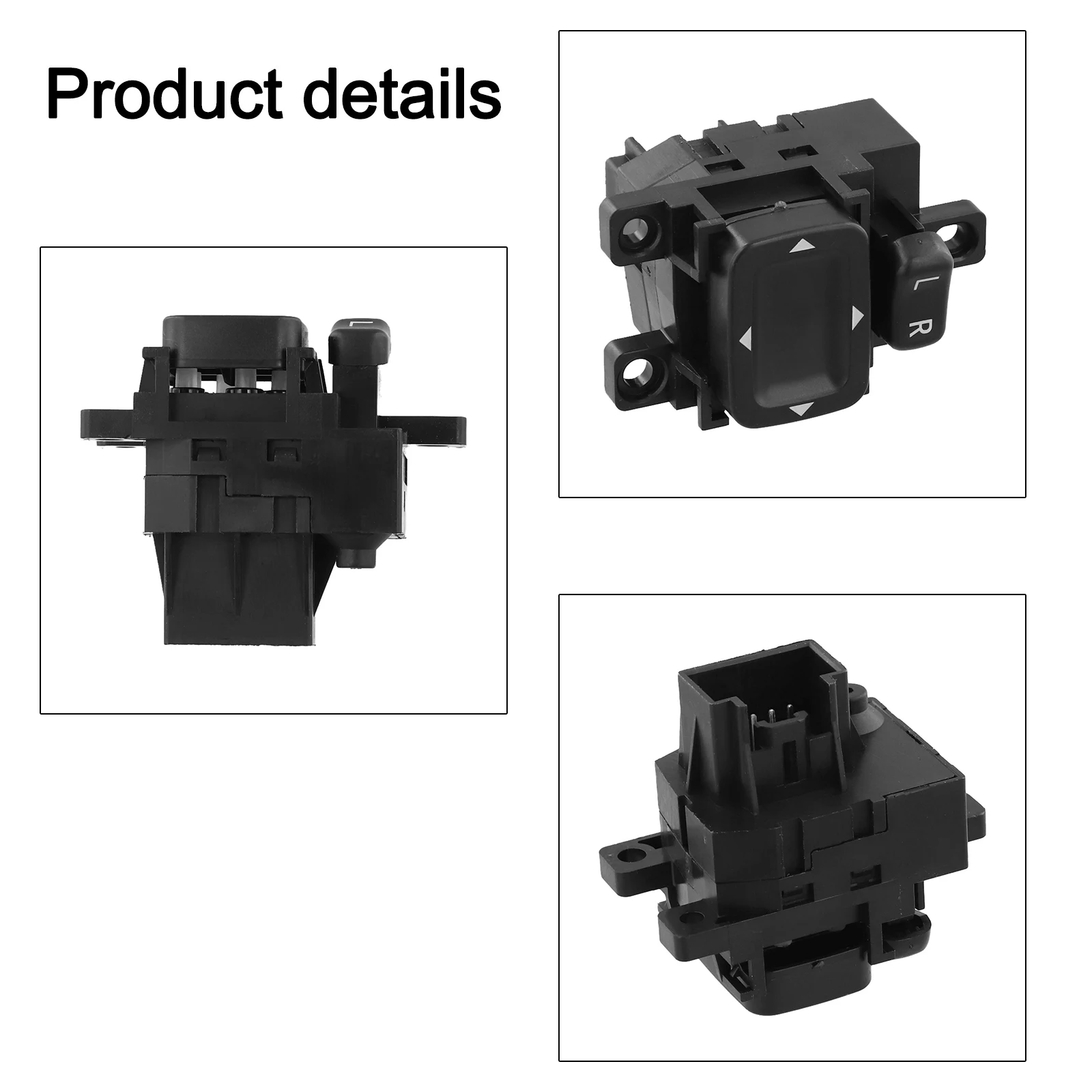 As Shown Rear Mirror Switch Compatible Rear Mirror Switch Easy Installation Made Of Quality Materials OE Reference Required