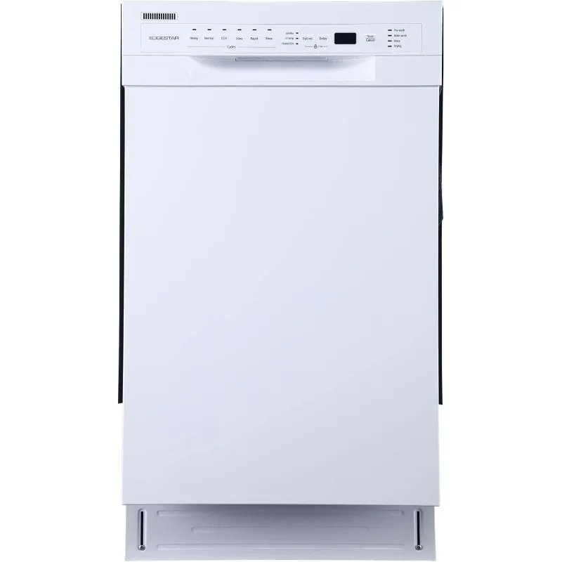 EdgeStar BIDW1802WH 18 Inch Wide 8 Place Setting Built-In Dishwasher