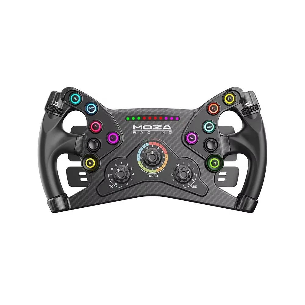 

Racing KS Steering Wheel 300mm Butterfly Style GT Wheel With Programmable Short Travel RGB Buttons