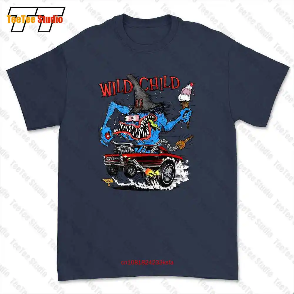 Rat Fink Wild Child Ed Big Daddy Ross Kustom Kulture Hot Rod T-shirt Tee 3MR3