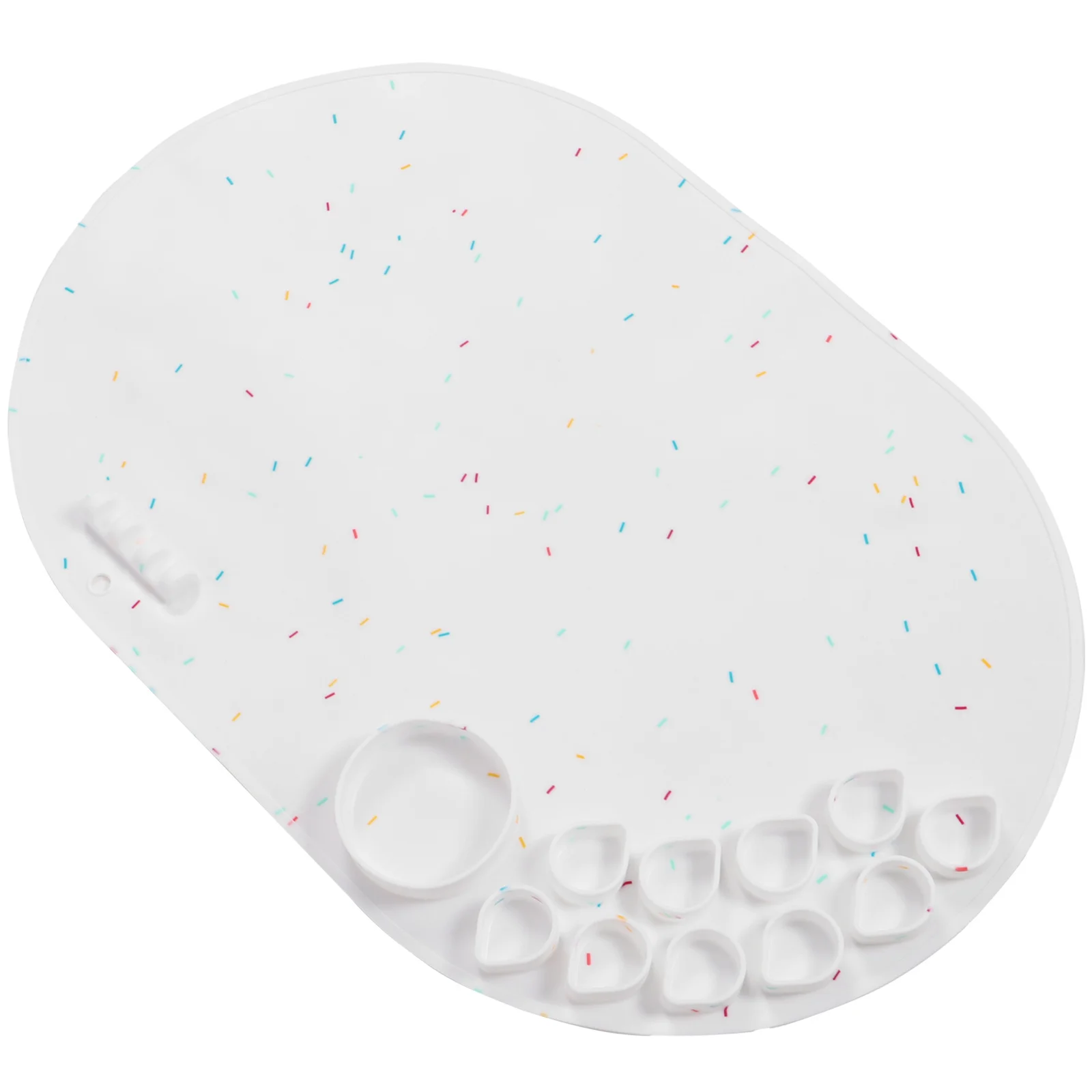 シリコーンペイントマット DIYアートプロジェクト用ノンスティッククラフトマット 描画絵画粘土用耐熱シリコーンシート