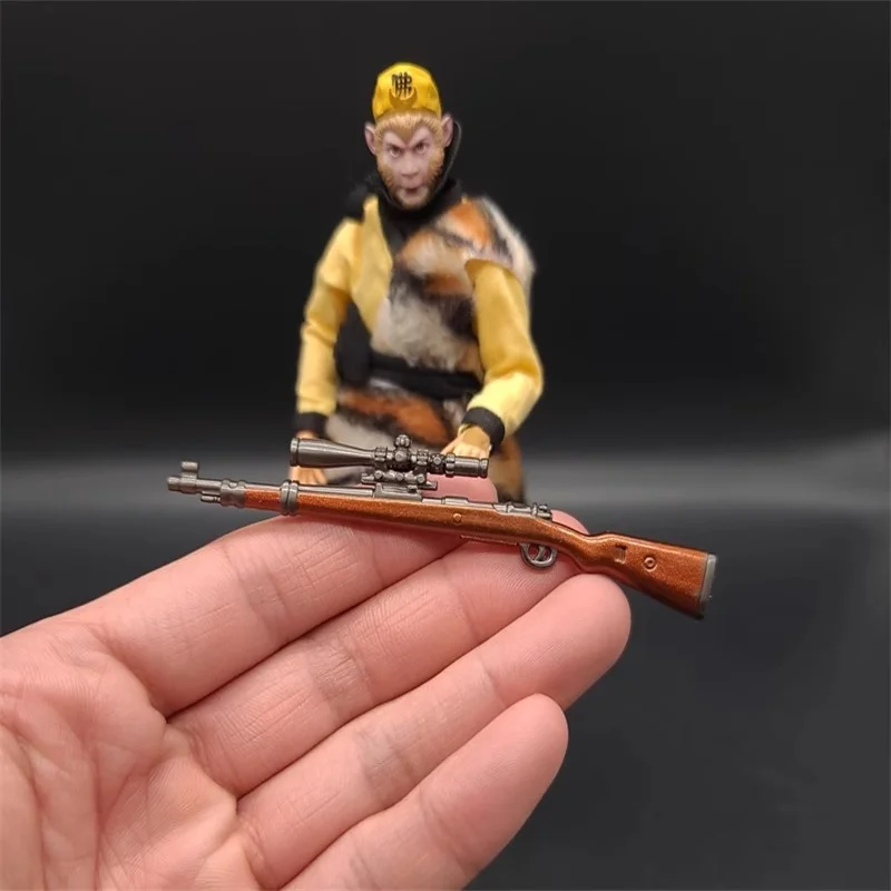 

1/12 Soldier Scene Accessories Weapon 98K Sniper Rifle 9CM Plastic Static Model Toy Fit 6'' Action Figures Body In Stock