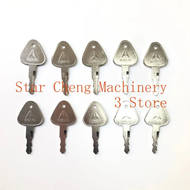 

10PCS New Higher Quality 888 Key For SDLG Heavy Equipment Backhoe Excavator Loader Start Switch Excavator Parts