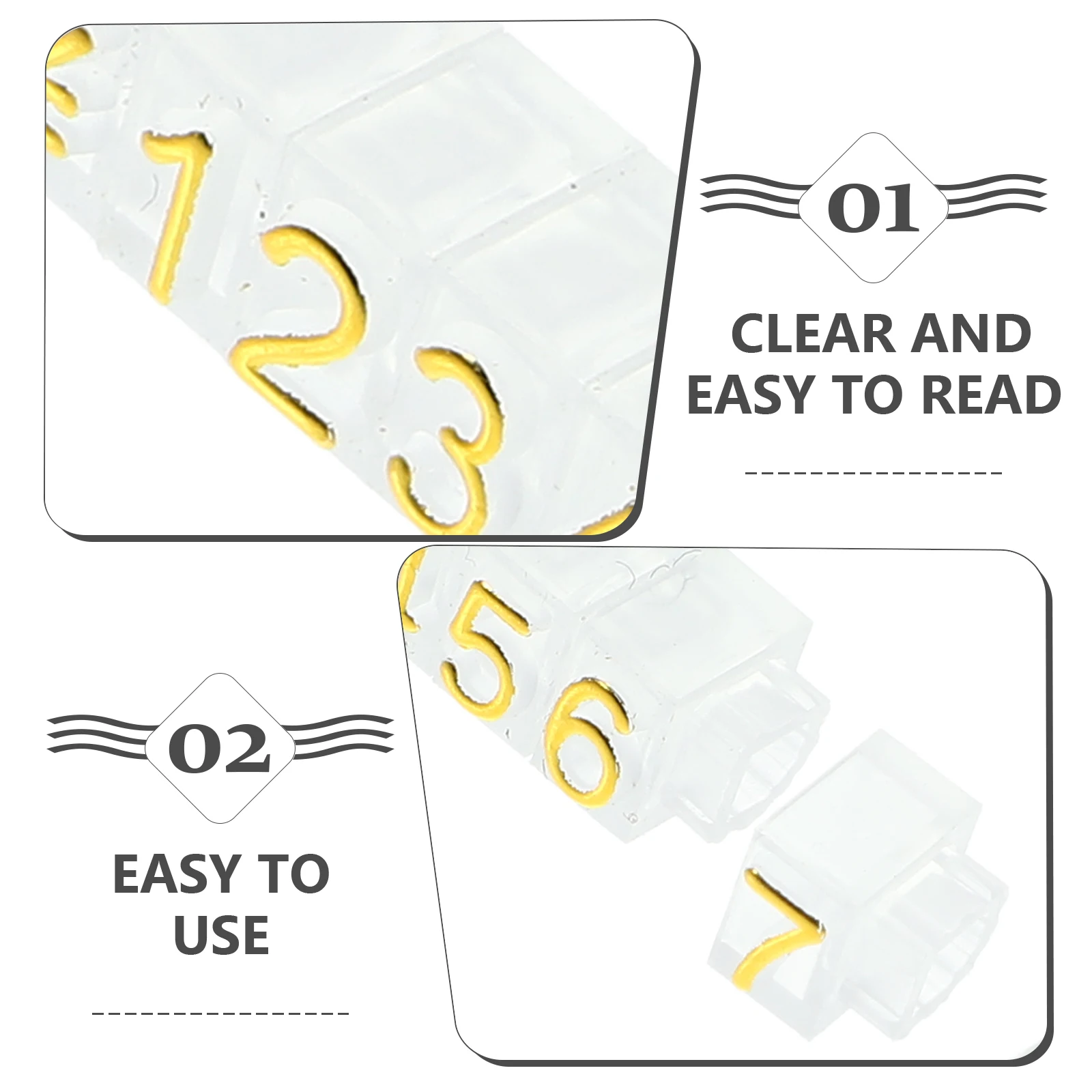 

20 Pcs Price Tag Cube Removable Counter Display Label Rack Small Stand Pricing Shop Stands