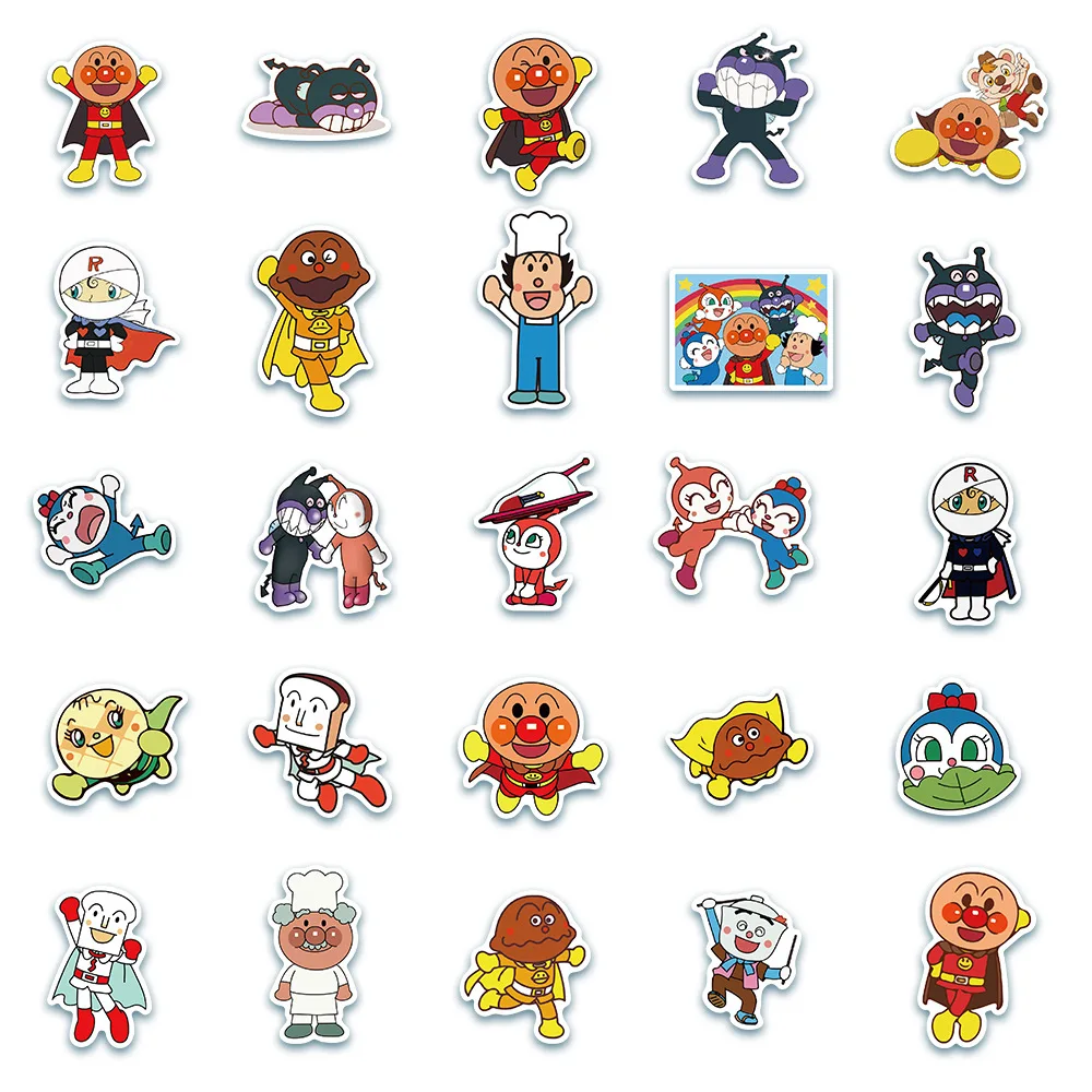 50PCS Cartoon Super-man Graffiti Fun Stickers DIY Notebook Water Cup Luggage Skateboard Waterproof image 5