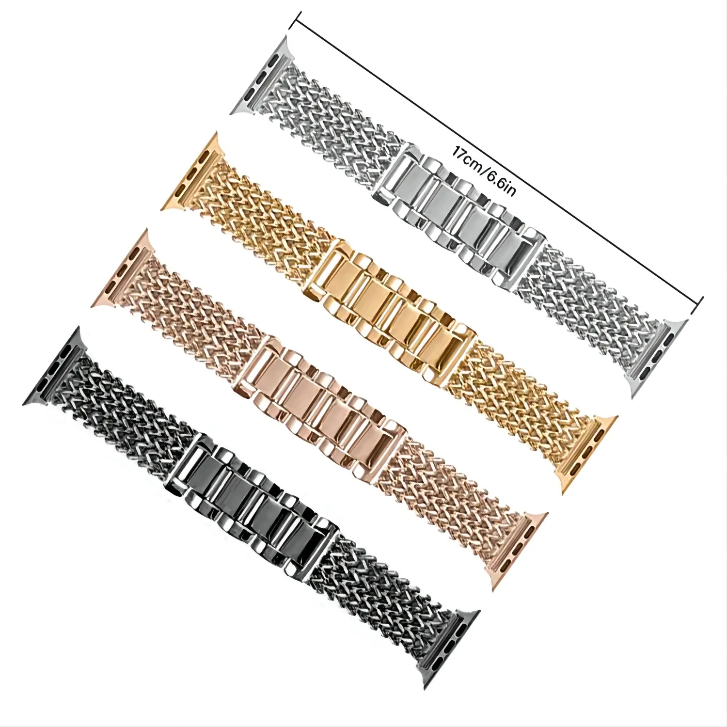 Van Toepassing Op Apple Horloge Band Iwatch Se1-8 Rvs Ketting Type Kleine Geurende Horloge Band